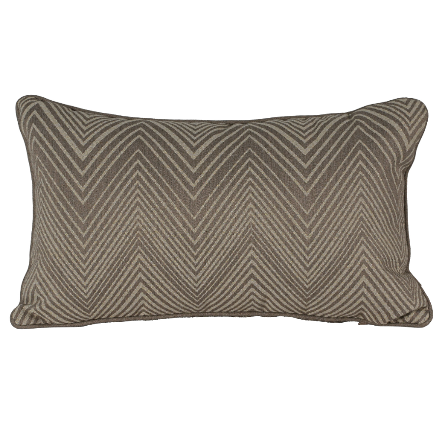12x20" Taupe Flamestitch Lumbar (Set of 2)