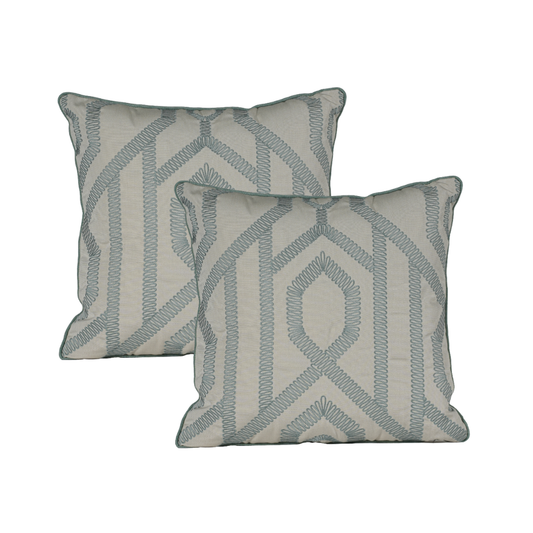 20" Aloe Lattice Toss (Set of 2)