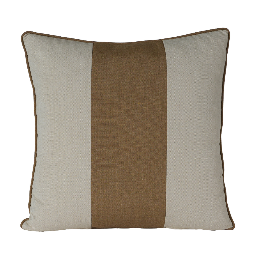 20" Beige Colorblock Toss (Set of 2)