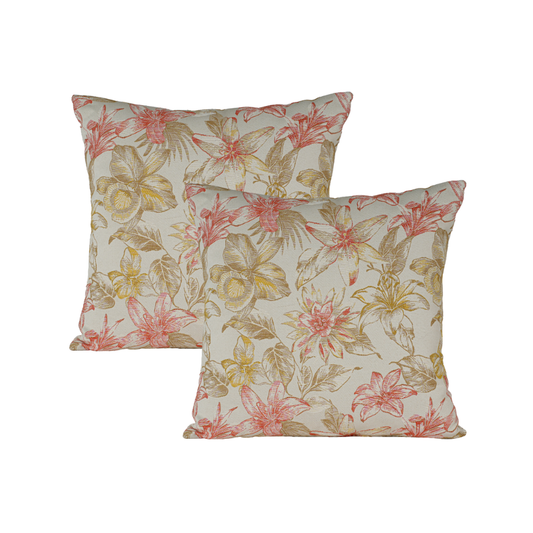 20" Coral Paradise Toss (Set of 2)