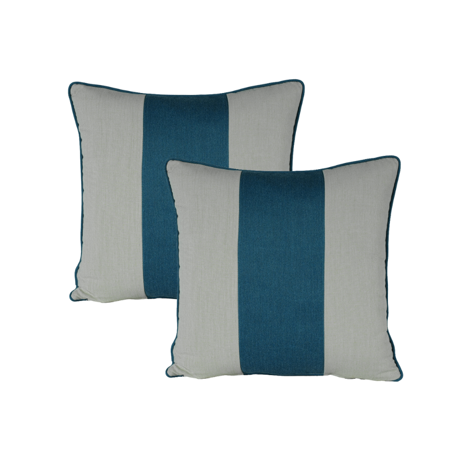 20" Ocean Color Block Toss (Set of 2)