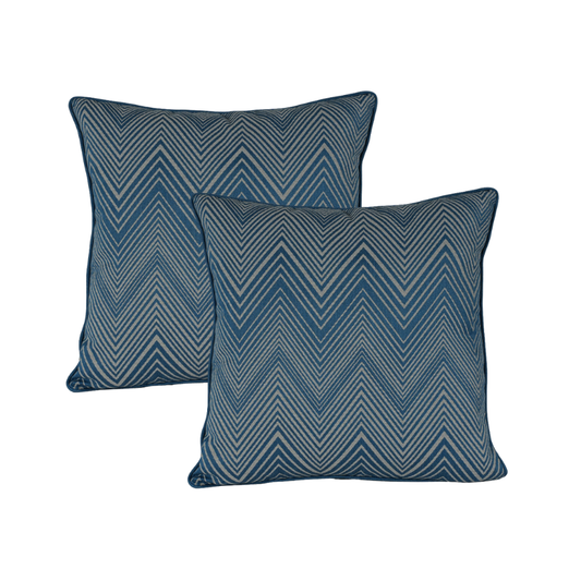 20" Ocean Flamestitch Toss (Set of 2)