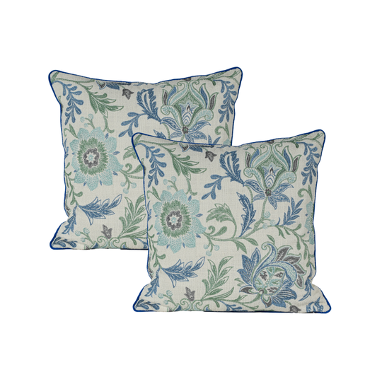 20" Seabreeze Botanical Toss (Set of 2)