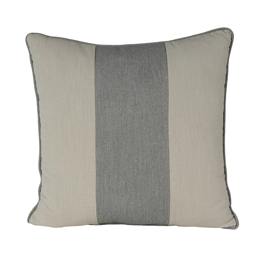20" Grey Color Block Toss (Set of 2)