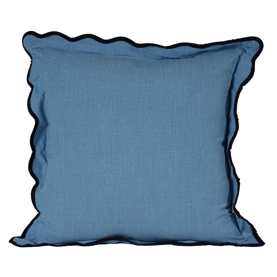 20" Sky Blue Scalloped Toss (Set of 2)