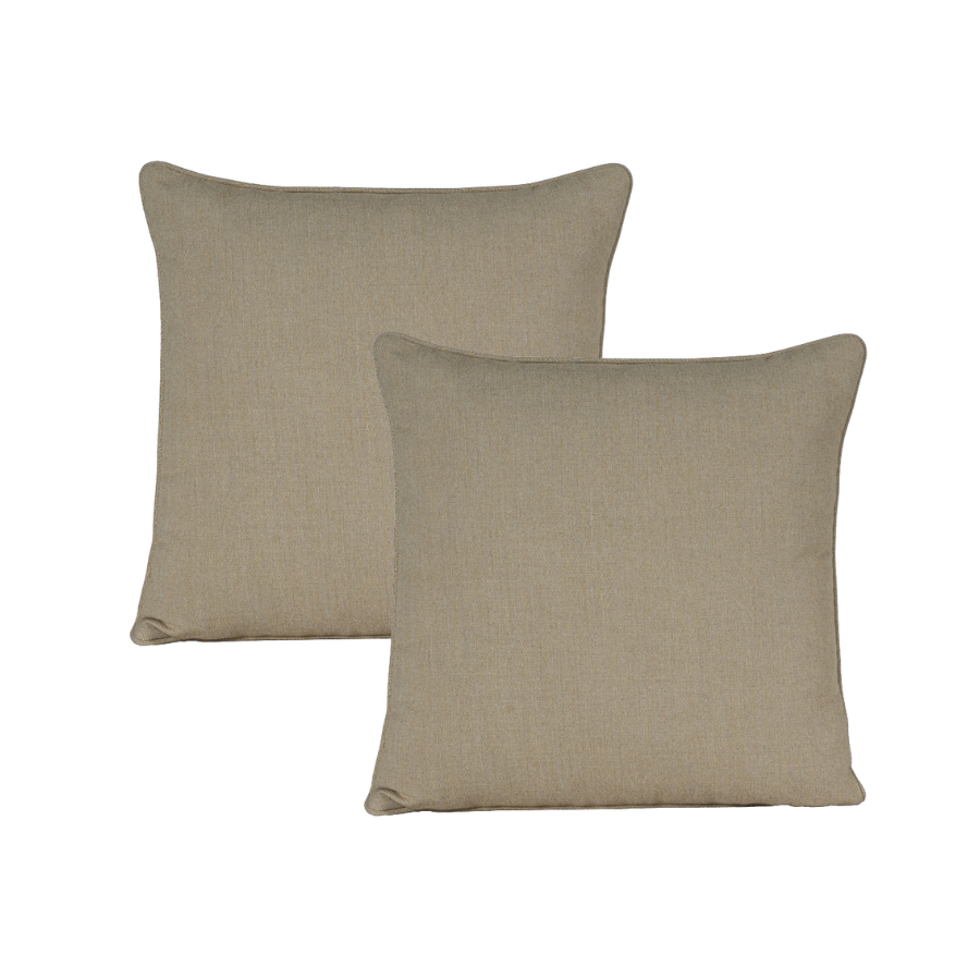 20" Taupe Toss (Set of 2)